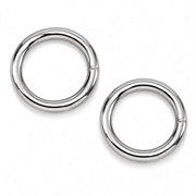 O-ring - connector. Lukket/loddet. Rustfri stål. 25 mm. 1 stk.